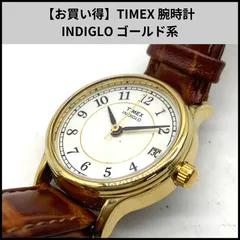 HDN218【お買い得】TIMEX 腕時計 INDIGLO ゴールド系のサムネイル