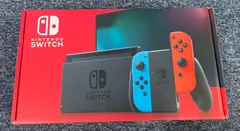 新品未使用　任天堂 Nintendo Switch JOY-CON(L) ネオンブルー/(R) ネオンレッド　バッテリー強化版