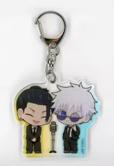 【中古】キーホルダー 五条悟＆夏油傑(スーツ) ぷちめもっ!アクリルキーホルダー 「呪術廻戦 懐玉・玉折」