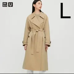 UNIQLO U トレンチコート ユニクロ ユニクロユー L