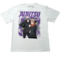 呪術廻戦　Tシャツ　XLサイズ　白　虎杖悠仁　五条悟　アニメT　未使用新品 *