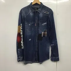 DSQUARED2 ディースクエアード2 シャツ、ブラウス 長袖 長袖シャツ デニムシャツ カラーシャツ
