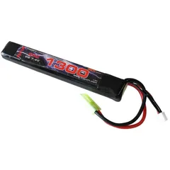 Kypom S電動ガン 7.4V 1300mAh 25C50C リポ★ミニタミヤ コネクター 電動ガン エアガン リポ リチウムポリマー バッテリーのサムネイル