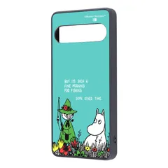 Xperia 10 VII / ムーミン / maru 衝撃吸収 バンパー ハイブリッドケース / ムーミン&スナフキン