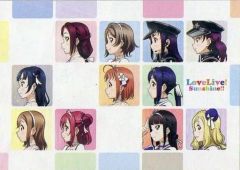 [중고] 수건·수건(캐릭터) 집합 비주얼 크로스 [이치반쿠지 러브라이브! 선샤인!! The School Idol Movie Over the Rainbow] 라스트원상