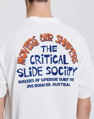 新品 クリティカルスライド(TCSS)　Tシャツ　白　XL 男女共用　メンズ　レディース サーフ　スケート　ロンハーマン　おとなサーフ　イケオジのサムネイル