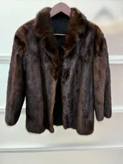 SAFURON ミンク 毛皮コート 艶感 光沢感 ライトブラウン 11号 SAFURON ミンク 毛皮コート 艶感 光沢感 ライトブラウン 11号 2025年