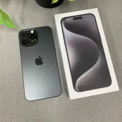 新品同様 iPhone 15Promax 256GB ブラック Apple版 SIMフリー 送料無料
