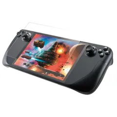 エレコム Steam Deck LCD/OLED 用 ガラスフィルム 硬度10H 透過率95% 指紋防止 エアーレス クリア GM-SDO23FLGAR