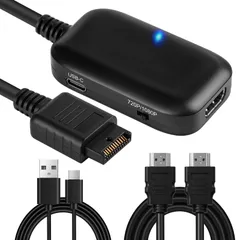 L'QECTED PS1/PS2 HDMI 変換 コンバーター 1080P(16:9) / 720P(4:3) 切替出力(1.5M HDMI接続ケーブルが付属します)プレステ2 HDMI 変換アダプター PS1/PS2/PS one 対応 AV MULTI端子