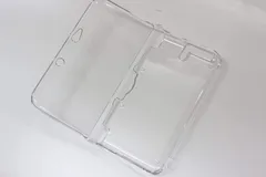 3DSLL に適用する フルカバー プロテクト クリスタル ハードケース クリア カバー 互換 任天堂 3DS LL オリジナルウエス付き