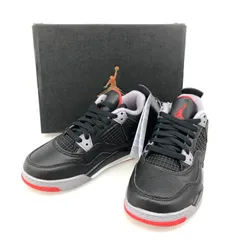 【中古美品】NIKE ナイキ BQ7669-006/PS AIR JORDAN 4 RETRO BRED REIMAGINED ナイキ キッズ　スニーカー 【160-251002-SY-03-iwa】