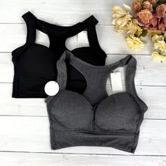 送料無料｜87113 スポーツブラ｜セットアップ　普段使いにもフィットネス、ヨガにも　優しい綿混　ハーフトップ｜M/L/LL　レディース　インナー　『 ル ソレイユ 』