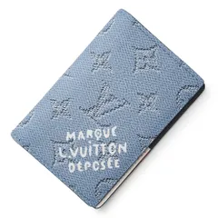 ルイ ヴィトン オーガナイザー ドゥ ポッシュ カードケース 名刺入れ 定期入れ パスケース モノグラムヘリテージ ブルーシエル M14688 箱付 LOUIS VUITTON（新品・未使用品）