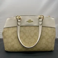 コーチ 　ハンドバッグ  2wayバッグ　ベージュ/ホワイト B25093378