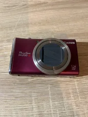 6577 Canon PowerShot SX200 IS レッド デジカメ