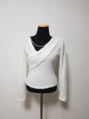 雪花オフショルダーTシャツ 55