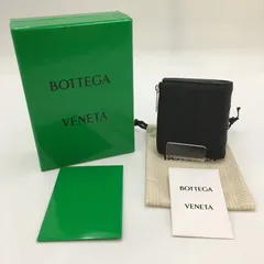 【中古美品】BOTTEGAVENETA ボッテガヴェネタ イントレチャート 二つ折りファスナーウォレット 775546VCPQ48803 財布 【181-250503-kk-01-tei】