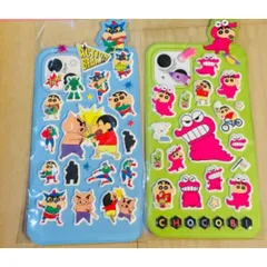 クレヨンしんちゃん　ぷっくりシール　3D立体シール 2種セット