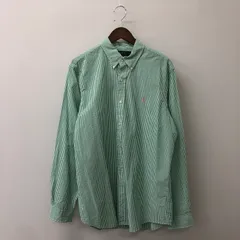 【中古品】POLO RALPH LAUREN ポロ・ラルフローレン CLASSIC FIT L/S STRIPE B.D SHIRT クラシック フィット ストライプ ロングスリーブ ボタンダウンシャツ 長袖【147-250602-KS-15-tei】