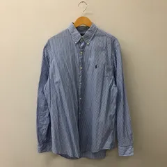 【中古品】POLO RALPH LAUREN ポロ・ラルフローレン CLASSIC FIT L/S STRIPE B.D SHIRT クラシック フィット ストライプ ロングスリーブ ボタンダウンシャツ 長袖【147-250602-KS-17-tei】