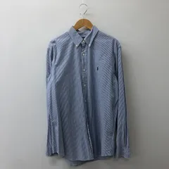 【中古品】POLO RALPH LAUREN ポロ・ラルフローレン CLASSIC FIT L/S STRIPE B.D SHIRT クラシック フィット ストライプ ロングスリーブ ボタンダウンシャツ 長袖【147-250602-KS-18-tei】