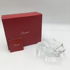 【中古品】Baccarat バカラ CADIX CRYSTAL ASHTRAY キャディックス クリスタル アッシュトレイ 小物入れ アクセサリー 【183-250608-KS-02-tei】