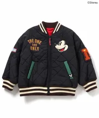 f.o.kids ディズニーキャラクターワッペンキルティングジャケット　r501035
