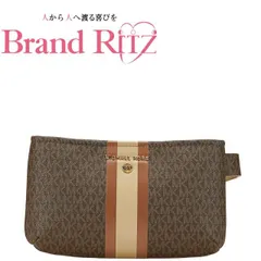 中古 マイケルコース MKモノグラム ウエストバッグ ボディバッグ 556203 Aランク ブラウン PVC レディース Michael Kors 【送料無料】【西神店】