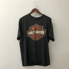 【現状渡し品】HARLEY DAVIDSON ハーレーダビッドソン 90’s S/S PRINT TEE 90年代 ショートスリーブ プリント Tシャツ 半袖 トップス HANESボディ USA製 【145-250908-KS-17-tei】