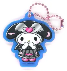 【中古】キーホルダー マイメロディ アクリルチャーム 「Happyくじ Sanrio characters HALLOWEEN 2025」 アクリルチャーム賞