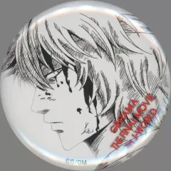 【中古】バッジ・ピンズ 坂田銀時(モノクロ) 44mm缶バッジ 「劇場版銀魂 完結篇 万事屋よ永遠なれ in J-WORLD TOKYO」 盗難事件 犯人を追え!万事屋ラリー クリア特典