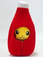 【中古】ぬいぐるみ ねぶくろピカチュウ ぬいぐるみ 「ポケットモンスター」 ケチャップにムチュウ! ポケモンキャンペーン2017当選品