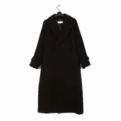 ロペピクニック ROPE Picnic JAPAN FABRIC チェスター ガウンコート ロングコート ウール オーバーサイズ M 38 紺 ダークネイビー GDO-53030 美品