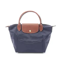 ロンシャン Longchamp トートバッグ ル プリアージュ オリジナル S L1621089P68 ネイビー キャンバス レザー ル プリアージュオリジナル S トップハンドルバッグ レディース