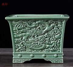 鯖牡丹鉢 盆栽鉢 青磁鉢 山野草鉢 多肉植物 植木鉢 小品大品盆栽鉢