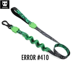 zee.dog ジードッグ RUFF LEASH/ラフリード ERROR#410(エラー#410) サイズL (中型-大型犬用) 999849 GLITCH COLLECTION グリッチコレクション