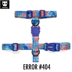 zee.dog ジードッグ H-HARNESS/Hハーネス ERROR#404(エラー#404) サイズM (中型犬用) 999815　GLITCH COLLECTION グリッチコレクション 