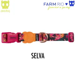 zee.dog ジードッグ COLLARS/首輪 SELVA(セルバ) サイズM (中型犬用) 760035　 FARM RIO COLLECTION ファームリオコレクション　