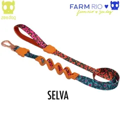 zee.dog ジードッグ RUFF LEASH/ラフリード SELVA(セルバ) サイズL (中型-大型犬用) 760074　 FARM RIO COLLECTION ファームリオコレクション 