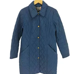 ランズエンド LANDS END キルティング ステンカラー コート裏地チェック レディース JPN：M 