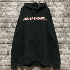 00s INDEPENDENT パーカー M ブラック アイアンクロス - メルカリ