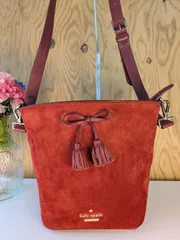 kate spade　ケイトスペード　ショルダーバッグ　スエード　ボルドー　4956