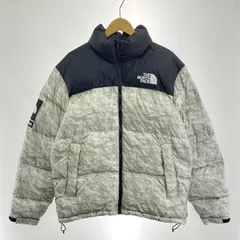 【中古】Supreme×THE NORTH FACE 19AW  Paper Print Nuptse Jacket ND91806I サイズM シュプリーム×ノースフェイス[91]