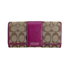 Coach Soho Stripe Suede Wristlet Bag - メルカリ