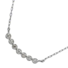 0.07ct/ダイヤモンドネックレス･ペンダント/K10WG/416-0.7g/ホワイトゴールド 翌日配送可【♀】【N】【レディース】★■589720【中古】