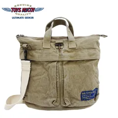 トイズマッコイ バッグ TMA2528 キャンバス ヘルメットバッグ メンズ キャンバス ショルダーバッグ TOYS McCOY 041 カーキ