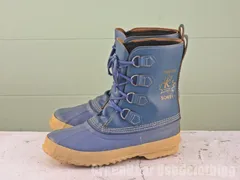 カナダ製 SOREL ビンテージ スノーブーツ 青 レディース 7W 24cm Z162