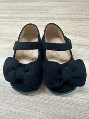 こども靴　可愛い　ブラック　リボン
