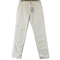 極美品 LEPSIM レプシィム 無地 オールシーズン デニムパンツ コットン/レーヨン ホワイト レディース M【古着】【中古】【送料無料】